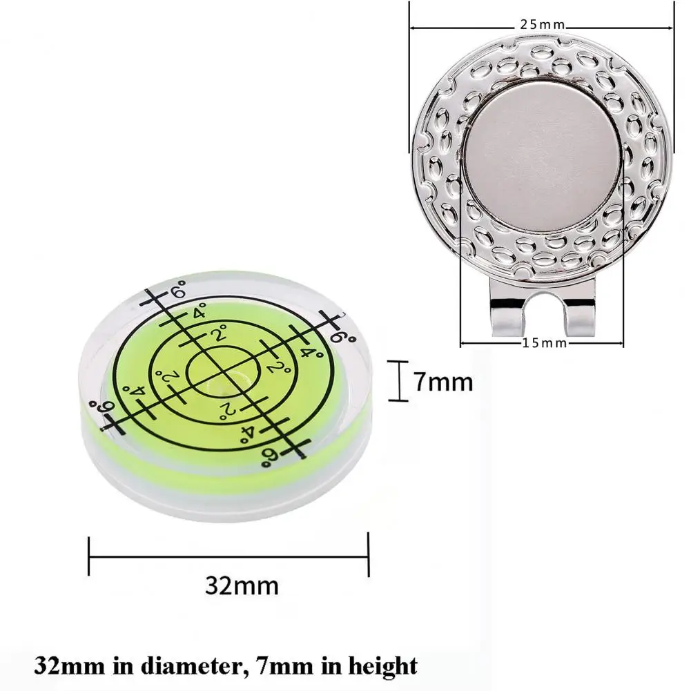 Устройство для чтения клюшек Golf Putt Green Reader с зажимом шляпы Высокая точность