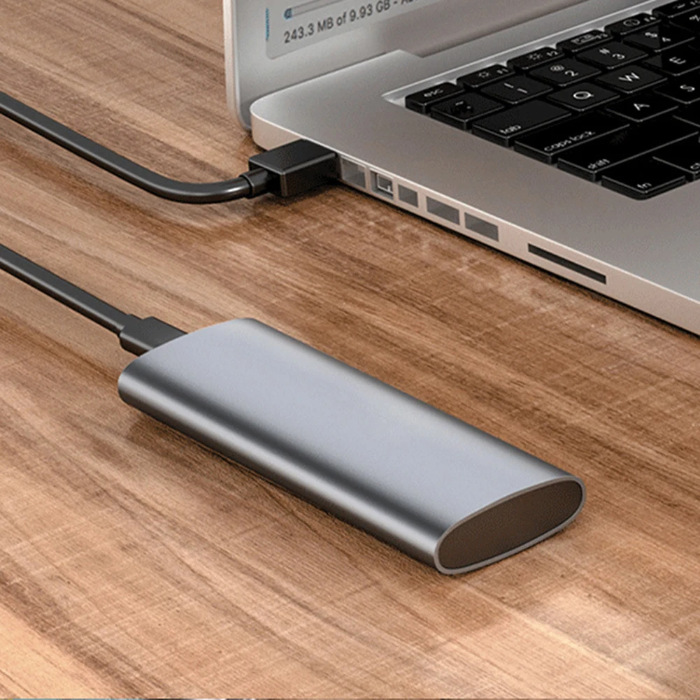 

Адаптер M.2 NGFF на USB 3,1 SSD, внешний корпус SSD типа C 3,1, адаптер M/B/(B + M), алюминиевый сплав для 2230/2242/2260/2280 SSD