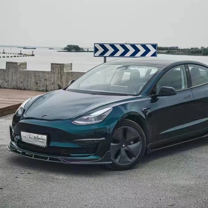 Фото Оптовые автомобильные бамперы и обвесы для Model 3 2017-2022: Обновление до стиля Vorstein. №4
