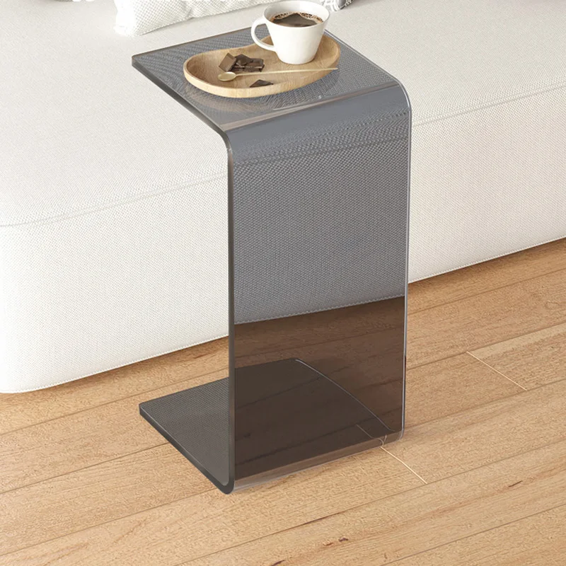 

Modern Acrylic End Table Transparent Design Minimalist End Table Entryway Center Bedroom Couchtisch Living Room Furniture