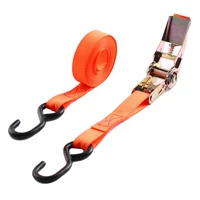 ratchet tie down straps with hook heavy duty 1000lb safe work load strap cargo straps for camping hunting moving in a truck