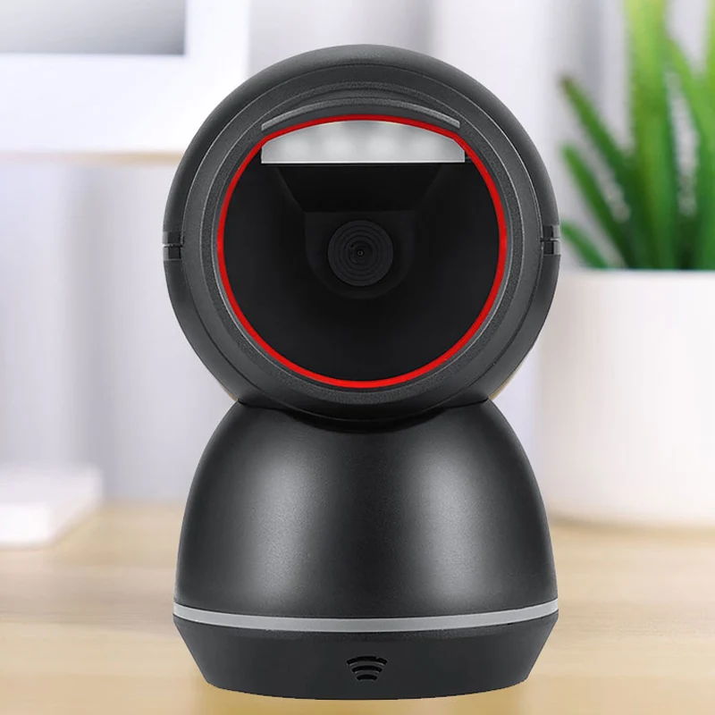 2D-сканер штрих-кода настольный всенаправленный считыватель для супермаркетов