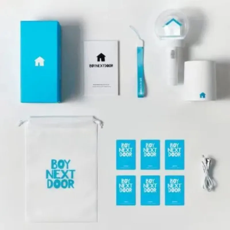 Фото BOYNEXTDOOR Lightstick Kpop BOY NEXT DOOR Ручная лампа с Bluetooth Концерт Хип-Хоп Вечеринка Световая палочка Вспышка Флуоресцентная палочка Подарок №4