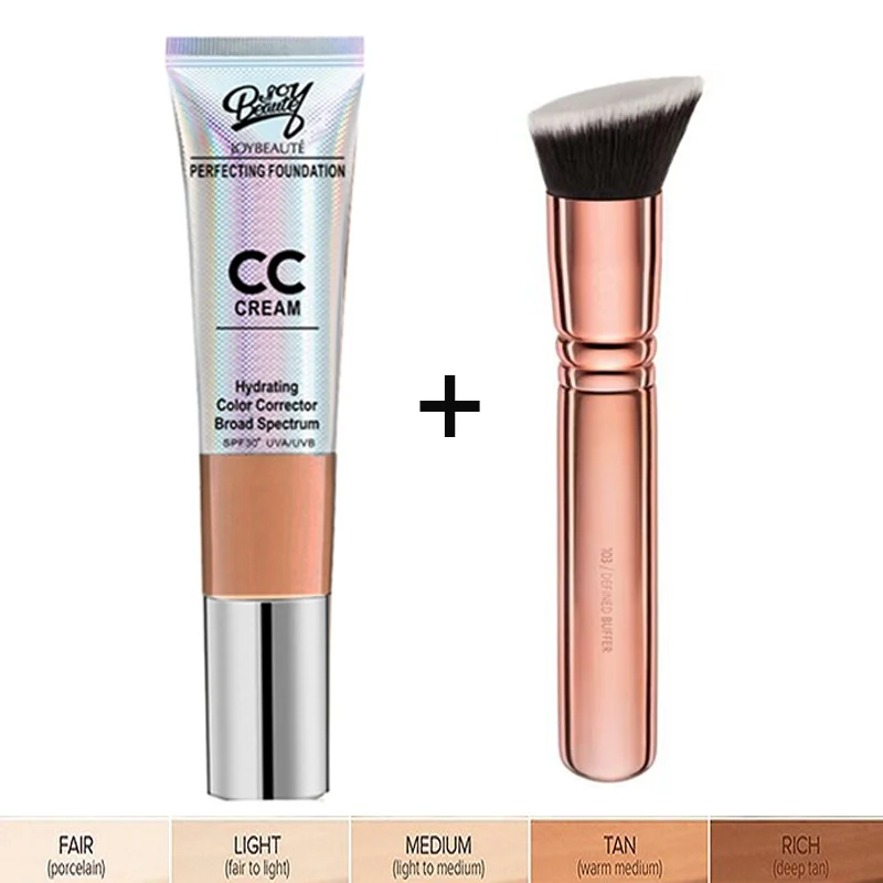 makeup  Foundation cc cream color corrector with free makeup angle  brush