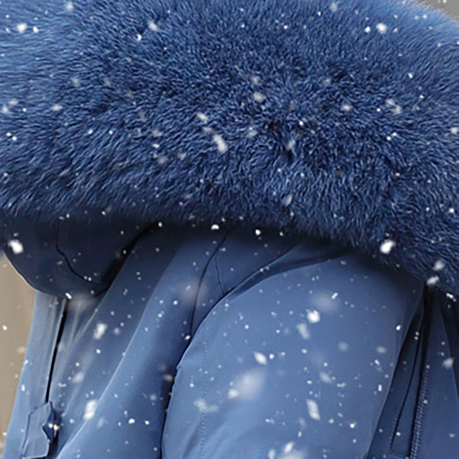Hooded Women Winter Coat Parka Thick Padded Outerwear Coat Lapel Collar Long Sleeve Jacket Casual Thicken Coat Jacket Warm Parka