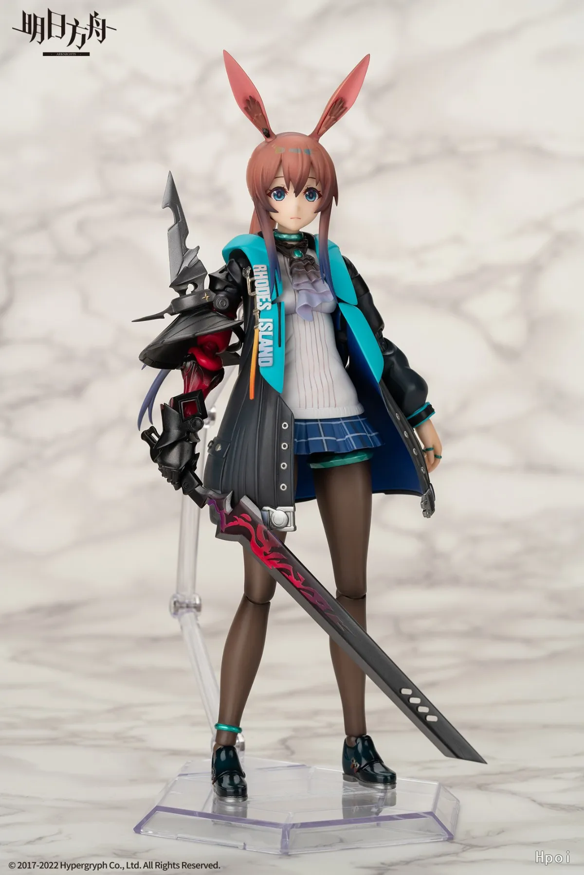 Фото В наличии: Фигурка APEX-TOYS ARCTECH Arknights Amiya 1/8, модель, игрушка, подарок, коллекционный предмет, украшение. №4