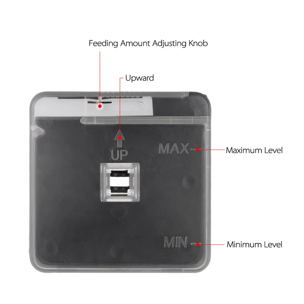 

Office Restaurant Electric Automatic Aquarium Adjustable Fish Feeder Timer Manual Setup Feeding Tool Accessory