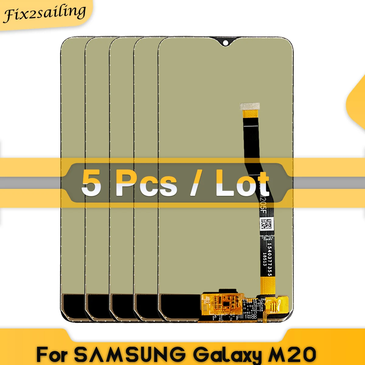 5 шт. Новый AMOLED ЖК-дисплей для SAMSUNG Galaxy M20 2019 SM-M205 M205F сенсорный экран дигитайзер в