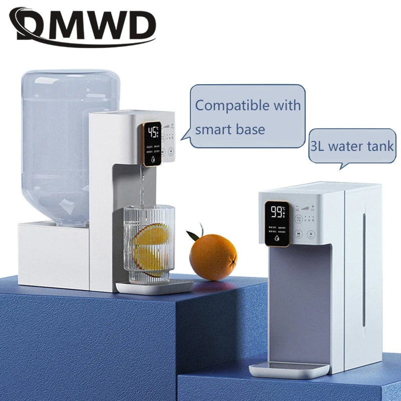 

DMWD 3л мгновенный диспенсер для горячей воды Настольный нагреватель воды чайник кипящая машина чайник питьевой фонтан 25-99 ℃ Регулируемая температура