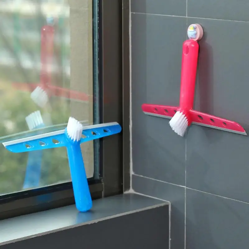 

Non Scratch Soft Handy Squeegee Double Head Car Rearview Mirror Scraper Water Window Wiper Glass Squeegee Auto Wiper Squeegee