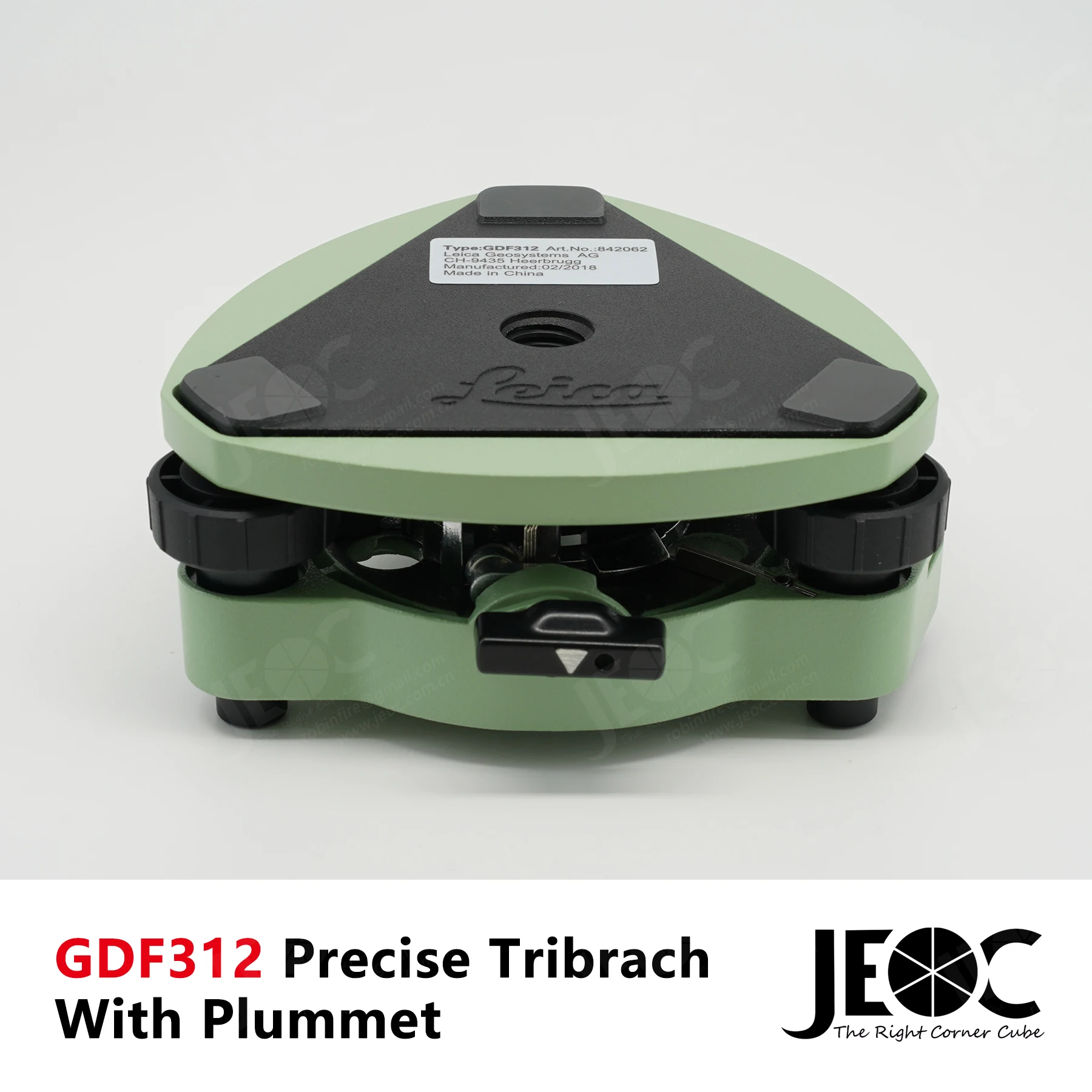 

JEOC GDF312 High Accurate Tribrach for Leica Geosystems, With Optical Plummet Topography Survey Accessories