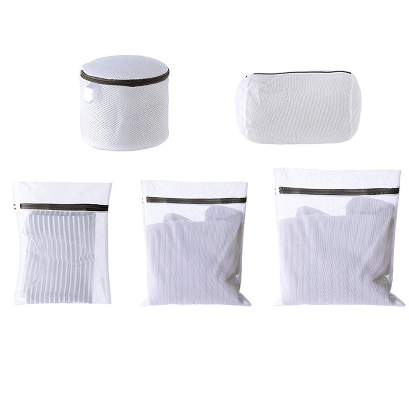 

Zipper Mesh Wash Bags Household Washing Machine Bag For Laundry Underwear Bra Socks Dirty Clothes Organizer Laundry Basket