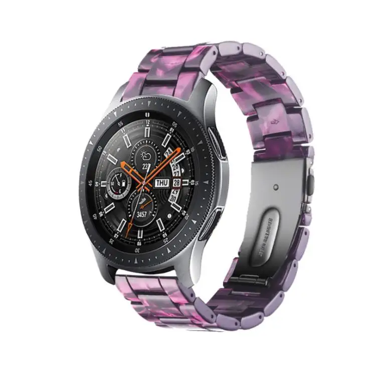 

Suitable for Samsung watch S3 resin strap 22MM new transparent strap galaxywatch Huawei strap