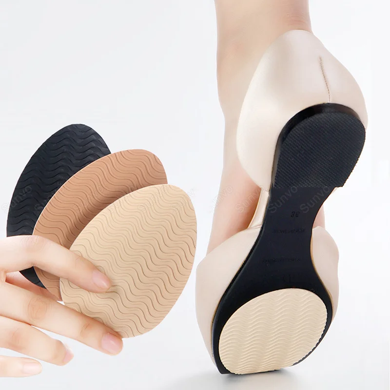 

Rubber Forefoot Pads for Repair Shoes Sole Protector Women High Heels Outsole Anti-Slip Self-adhesive Sticker Wear-resistant Mat