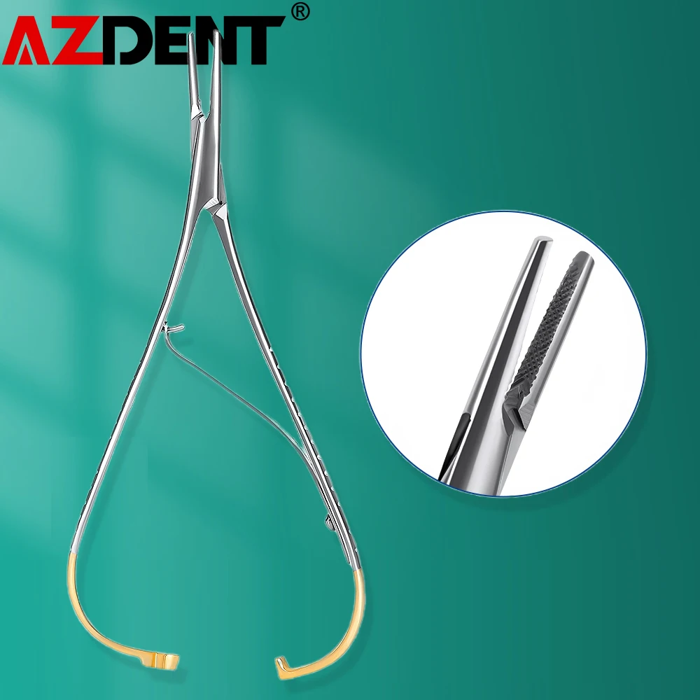 1 шт. держатель для стоматологических игл Azdent пинцет из нержавеющей стали