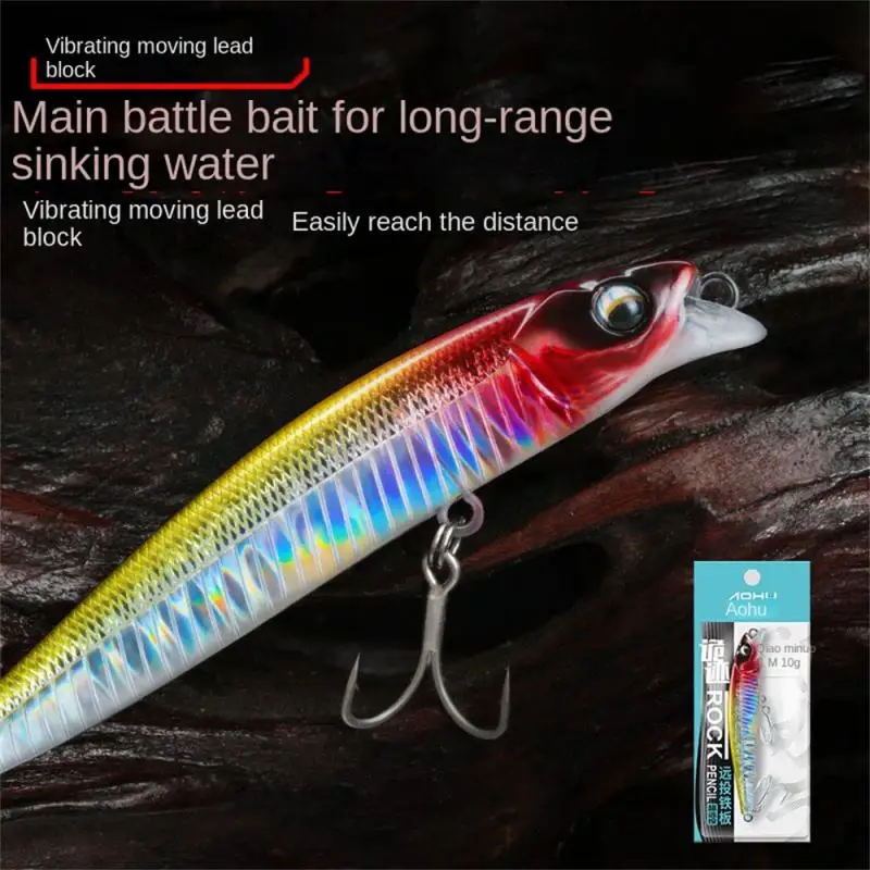 

Fishing Lures Artificial Freshwater Saltwater Fishhook Sharp Treble Hooks 7cm 10g/ 8.5cm 15g Fishing Baits Outdoor Hard Baits
