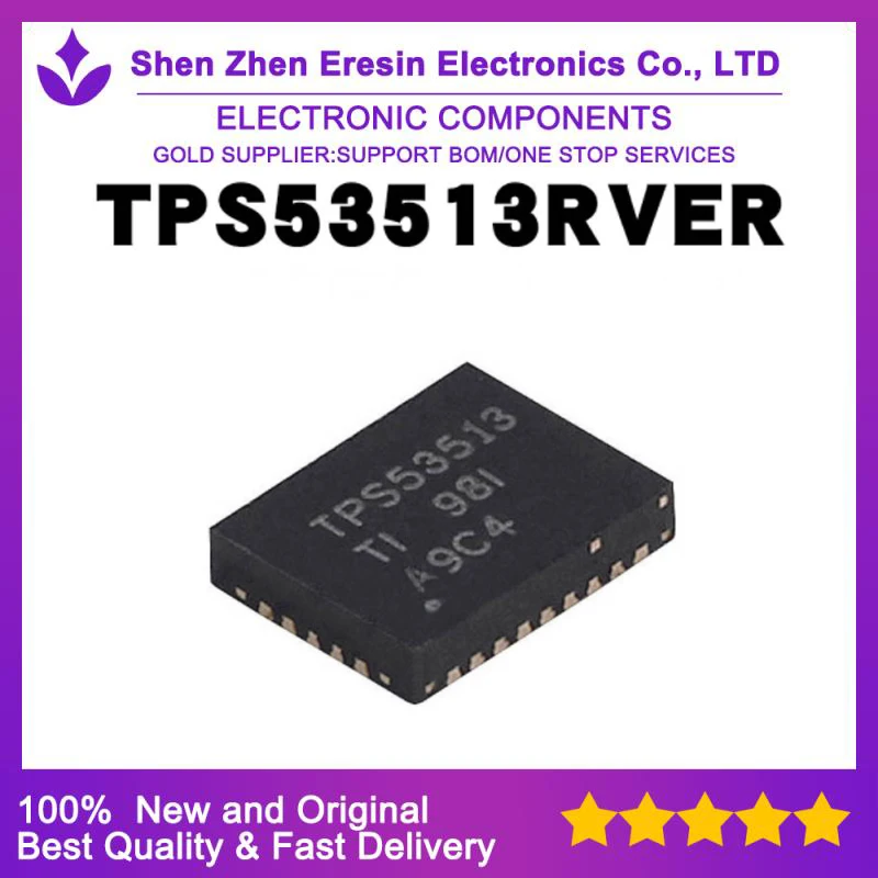 

Free shipping 10PCS/LOT TPS53513RVER QFN New and original