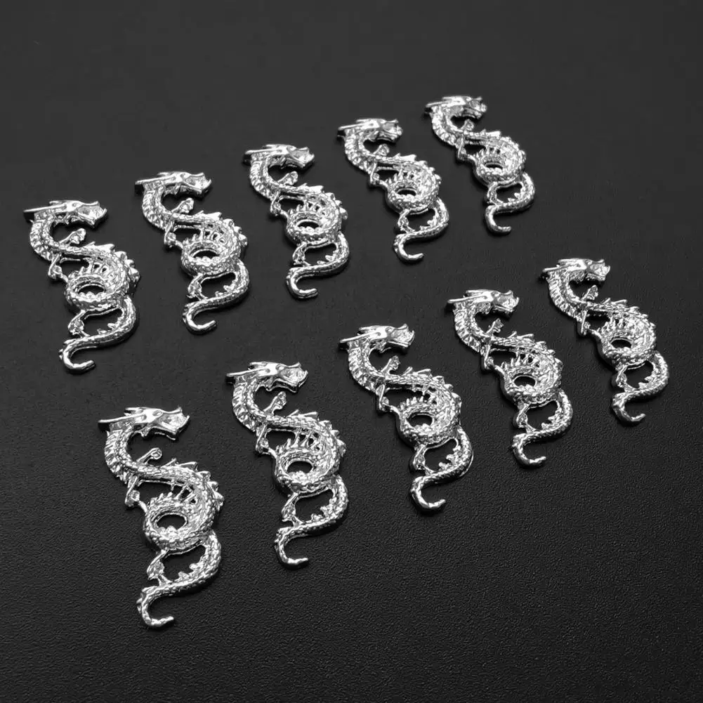 Дракон Дизайн ногтей ювелирные изделия Высокое качество металлический дизайн