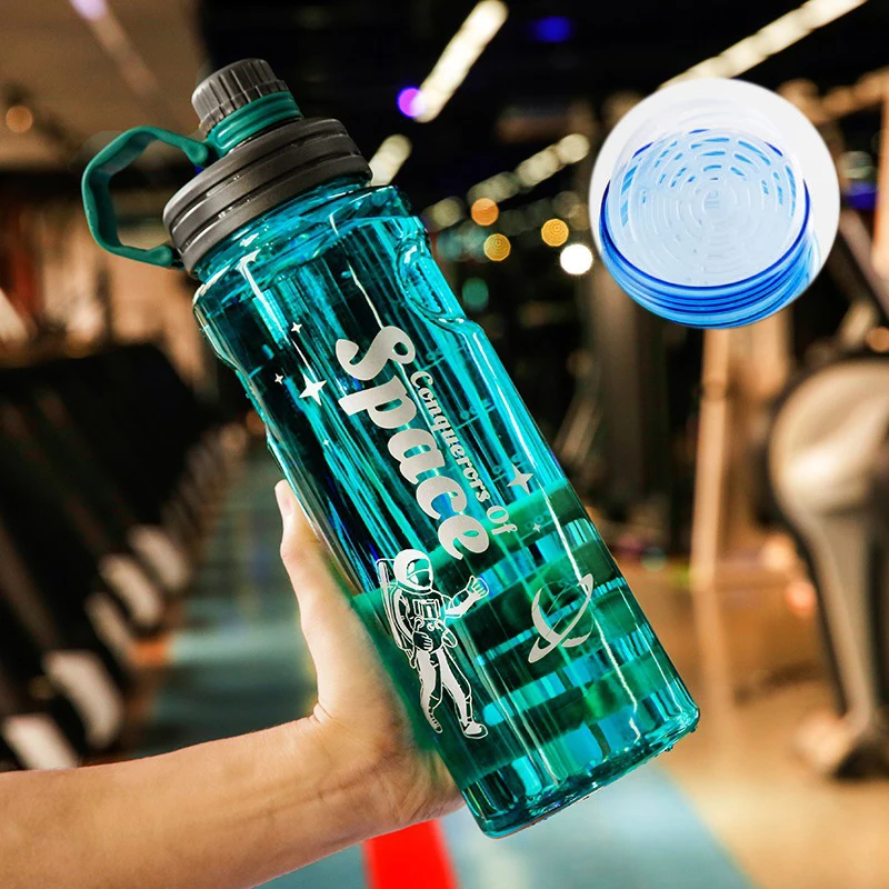 Large-capacity Sports Bottle Summer New Water Bottle Drinkware Drinking Bottle Portable Food Grade Plastic 1100/1500/2000/3000ml