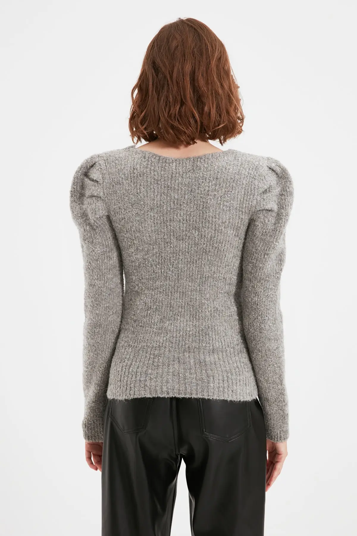 

Trendyol Square Collar Shoulder Detail Knitwear Sweater TWOAW22KZ0259