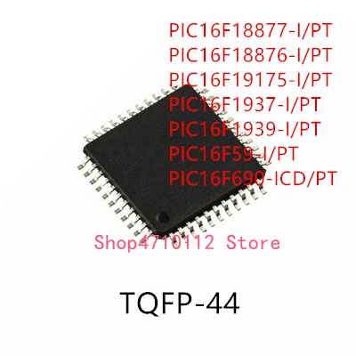 10 шт. PIC16F18877-I/PT PIC16F18876-I/PT PIC16F19175-I/PT PIC16F1937-I/PT PIC16F1939-I/PT PIC16F690ICD/PT IC