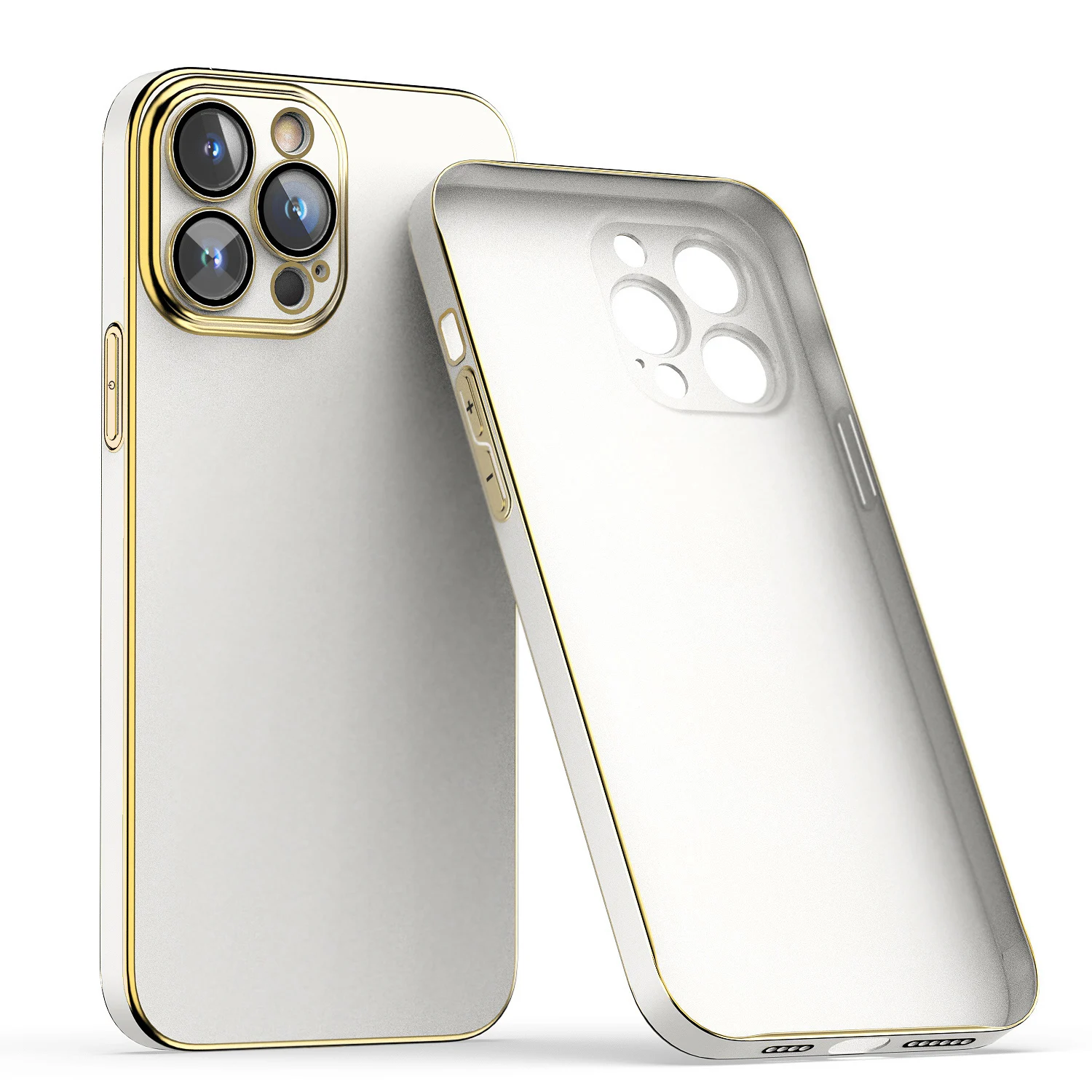 

Electroplated Ultra Thin Mobile Phone Case For iPhone 14 13pro 12promax Electroplated Ultra Thin 0.6MM Mobile Phone Cover