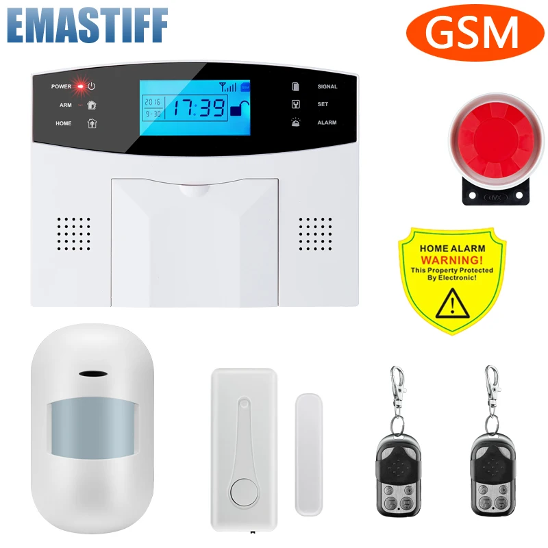 

G2B/M2B GSM Alarm System 433mhz Wireless & Wired Detectors Alarm Smart Home APP English/Russian/Spanish