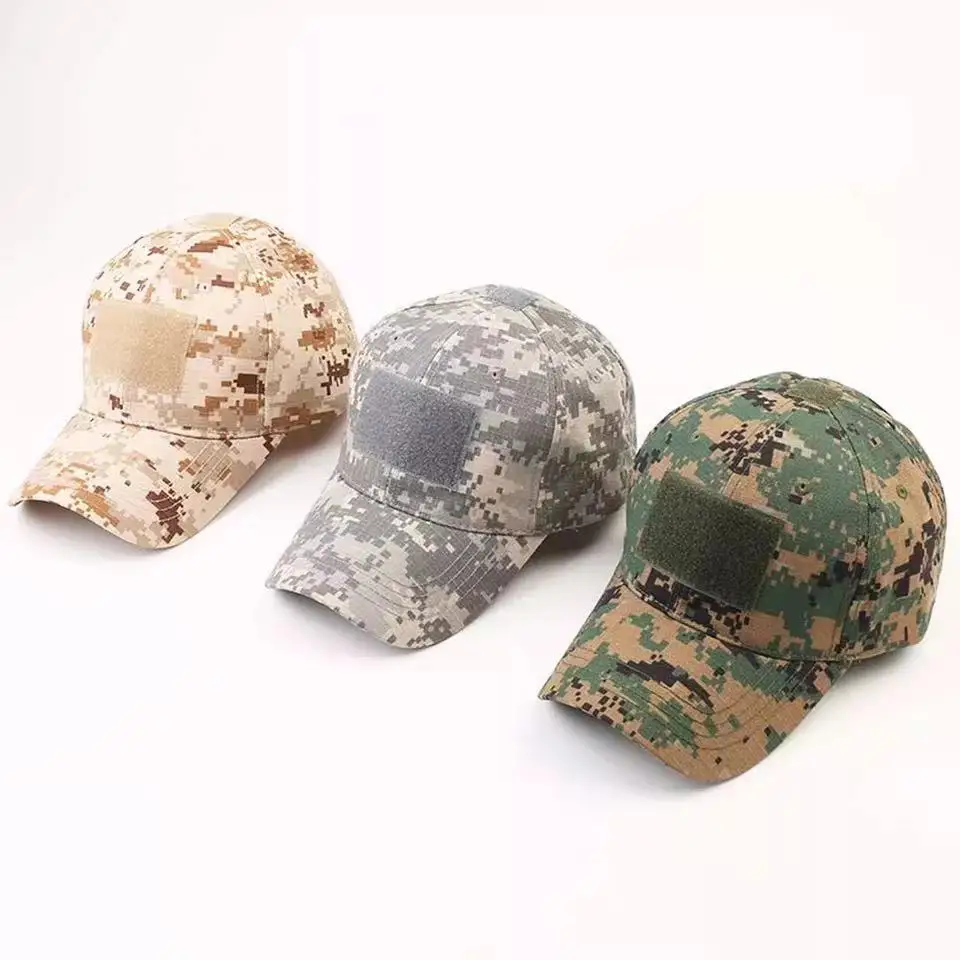 Military Camouflage Embroidery  Baseball Caps Jungle  Tactical Army Cap Cycling Caps For Men Adult Hiking Runing Snapback Hats