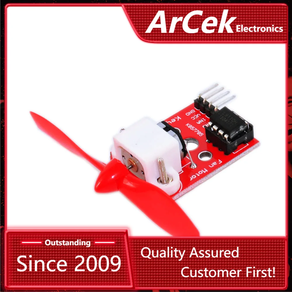 

5V L9110 двигатель вентилятора модуля вентилятора пропеллера для Arduino DIY
