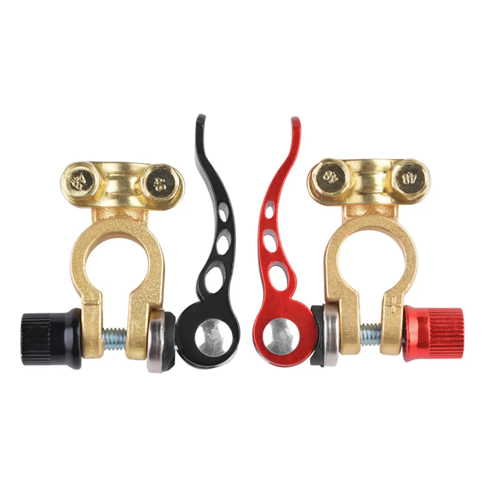 

2x Car Battery Terminal Connector Clamp Car Battery Terminals Connectors for Car