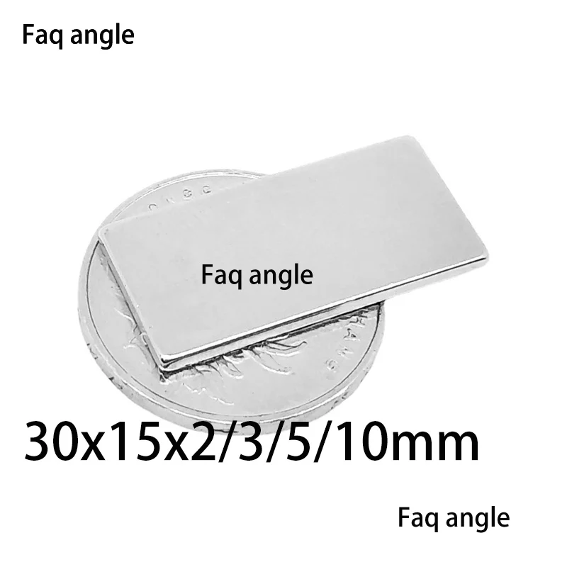 

Magneet Magnet 30x15x2/3/5/10MM Super Strong Sheet Neodymium Magnetic Rare Earth Magnets Thickness Permanent Powerful Aimants