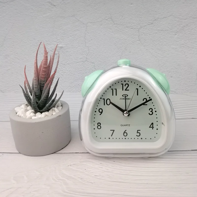 

Luxury Cute for Children Alarm Clock Snooze Bell Silent Electronics Clock Bedside Clock Light Voice Clock Digital Desktop Clock