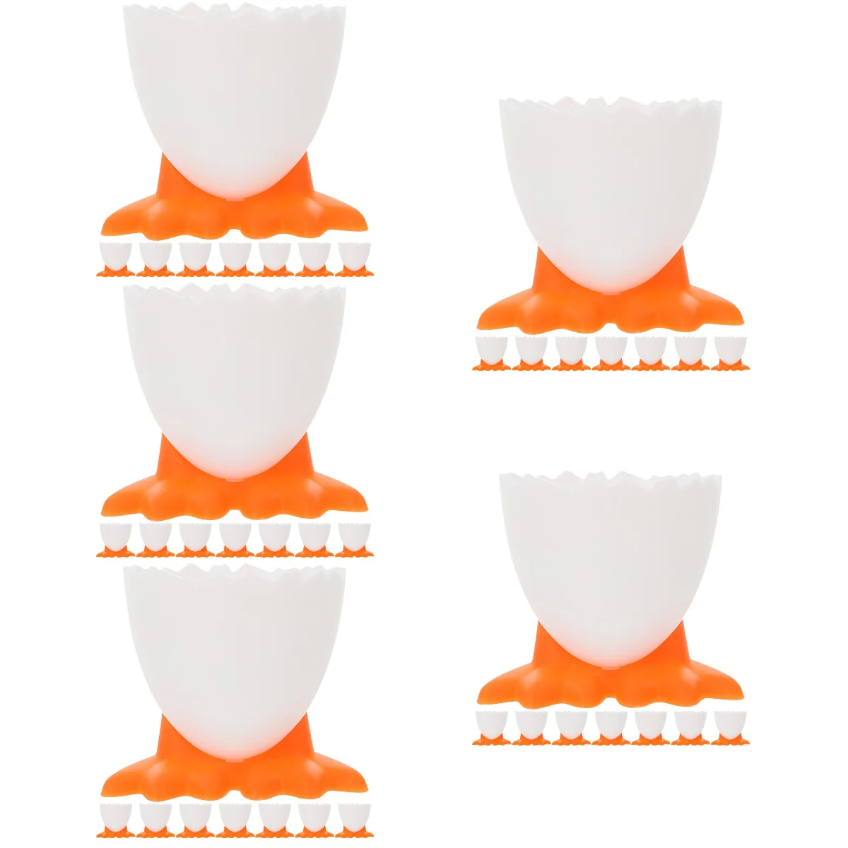 

Egg Cups Boiled Holder Soft Eggs Kids Poached Funny Holders Set Cup Poaching Topper Cute Chicken Poacher Novelty Breakfast