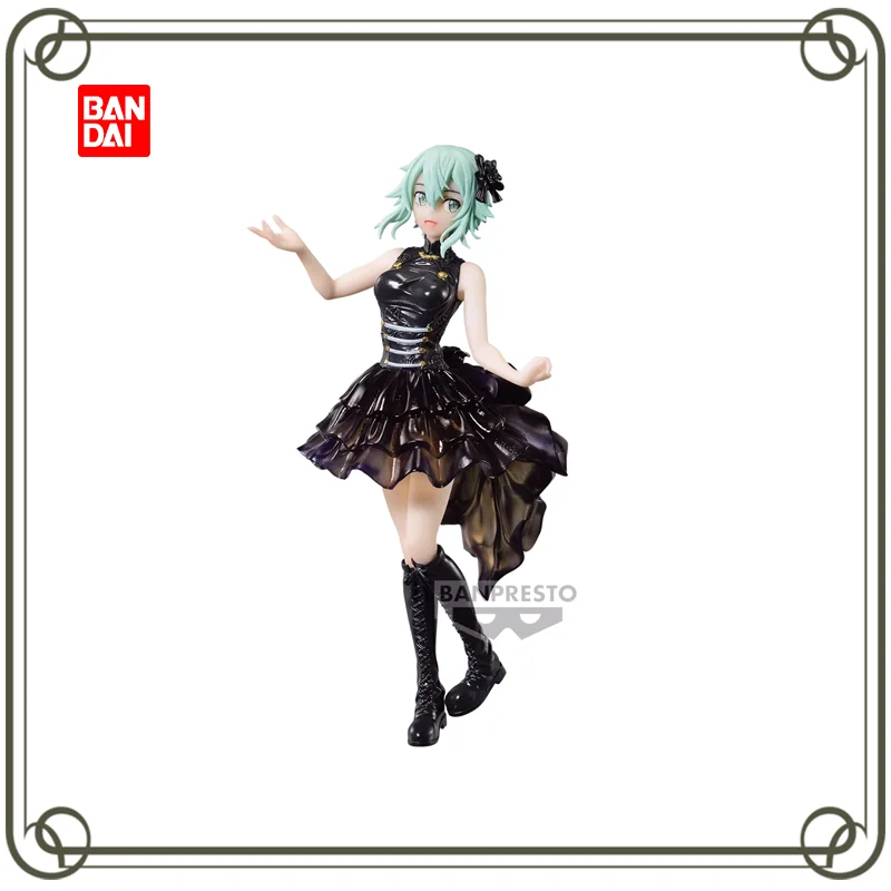 

Оригинальное черное платье BANDAI BANPRESTO SAO Asada Shino, искусство меча, онлайн аниме детская игрушка-фигурка, Рождественский подарок