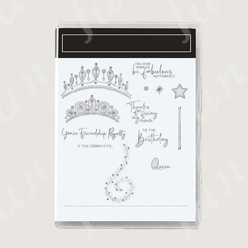 Newly Arrived Beautiful Crown Metal Cutting Clear Stamp Scrapbooking Embosseding Supplies Greeting Card Decoration Template