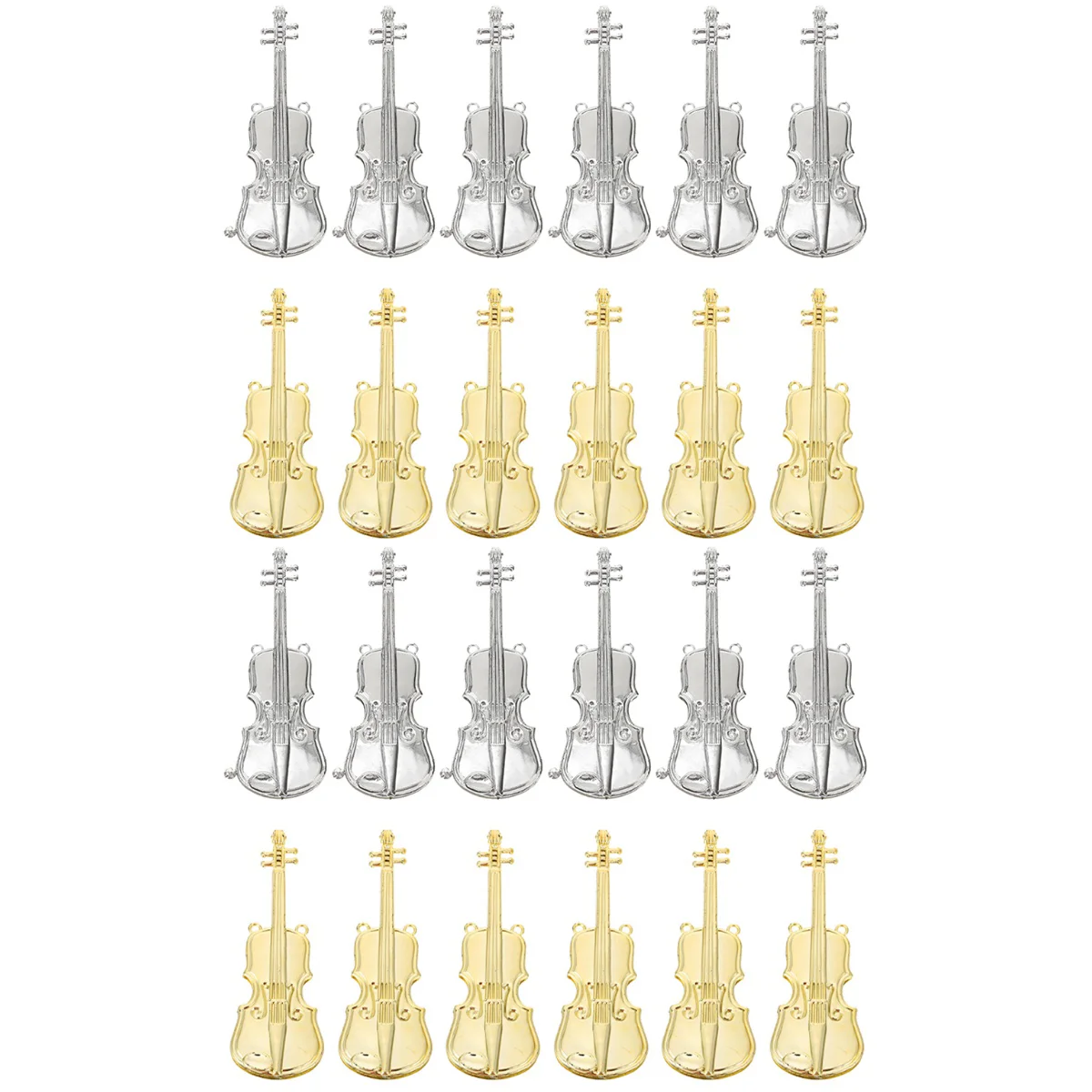 

Violin Christmas Instrument Mini Trumpet Ornaments Toy Miniature Decor Tree Ornamentinstruments Pendant Things Musical