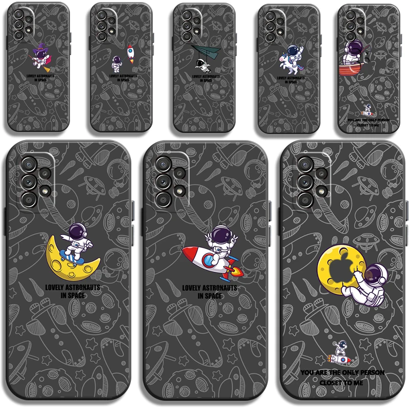 

Spaceman Funny Phone Cases For Samsung Galaxy S20 FE S20 Lite S8 Plus S9 Plus S10 S10E S10 Lite M11 M12 Cases Back Cover