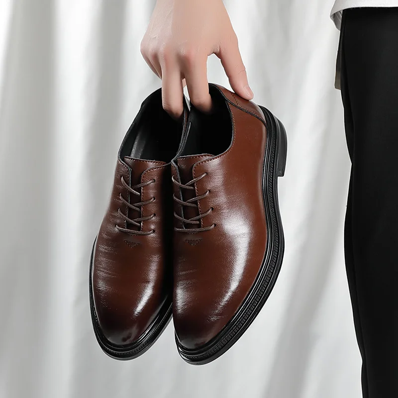 

Роскошный брендовый оригинальный деловой официальный повседневный мужской костюм в британском стиле для жениха Корейская версия мягкая С...