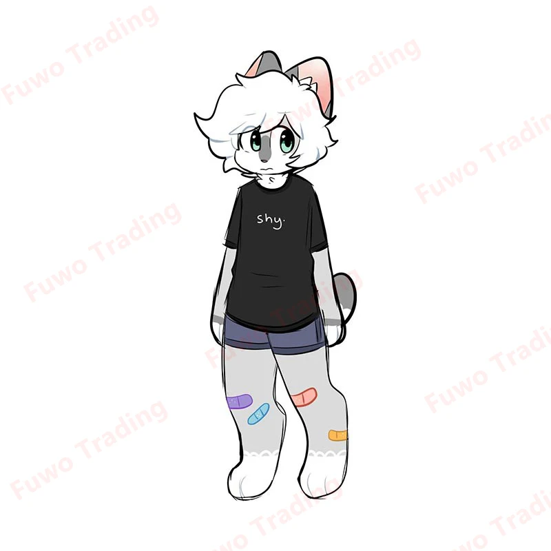 

Модные пушистые милые индивидуальные наклейки на автомобиль, декоративные наклейки на бампер с окклюзией и царапинами