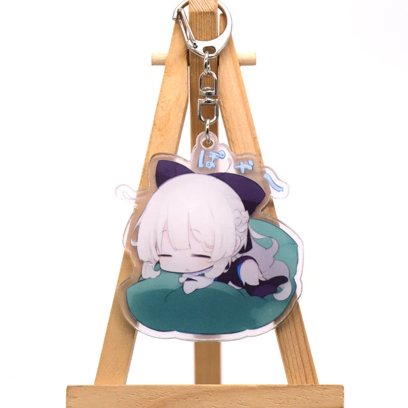

Anime Fate Stay Night Key Chain Man Miyu Edelfelt Keychains Women Charms Key Ring Cartoon Acrylic Pendant Jewelry Porte Clef