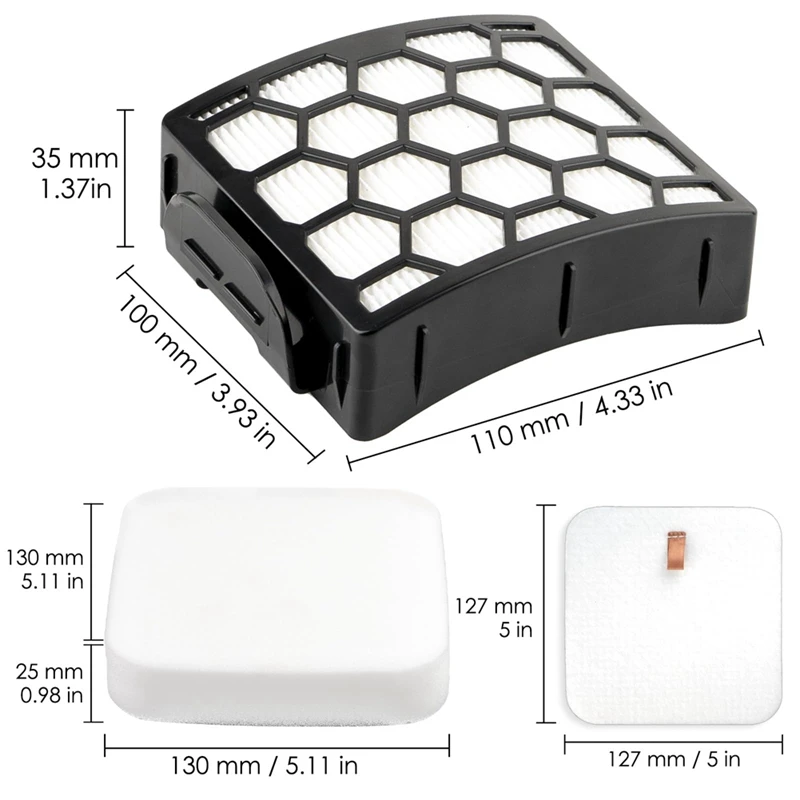 Hepa-фильтры пенные фильтры совместимые с Shark LA502 LA322 LA702 LA301 вертикальный вакуумный