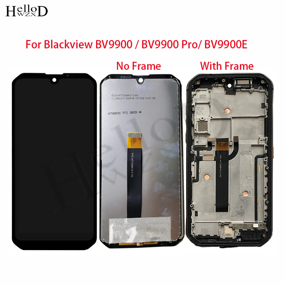 ЖК-дисплей с сенсорным экраном для Blackview BV9900 / BV9900 Pro BV9900E, ЖК-дисплей с дигитайзером, стеклянная панель, датчик, инструменты с рамкой