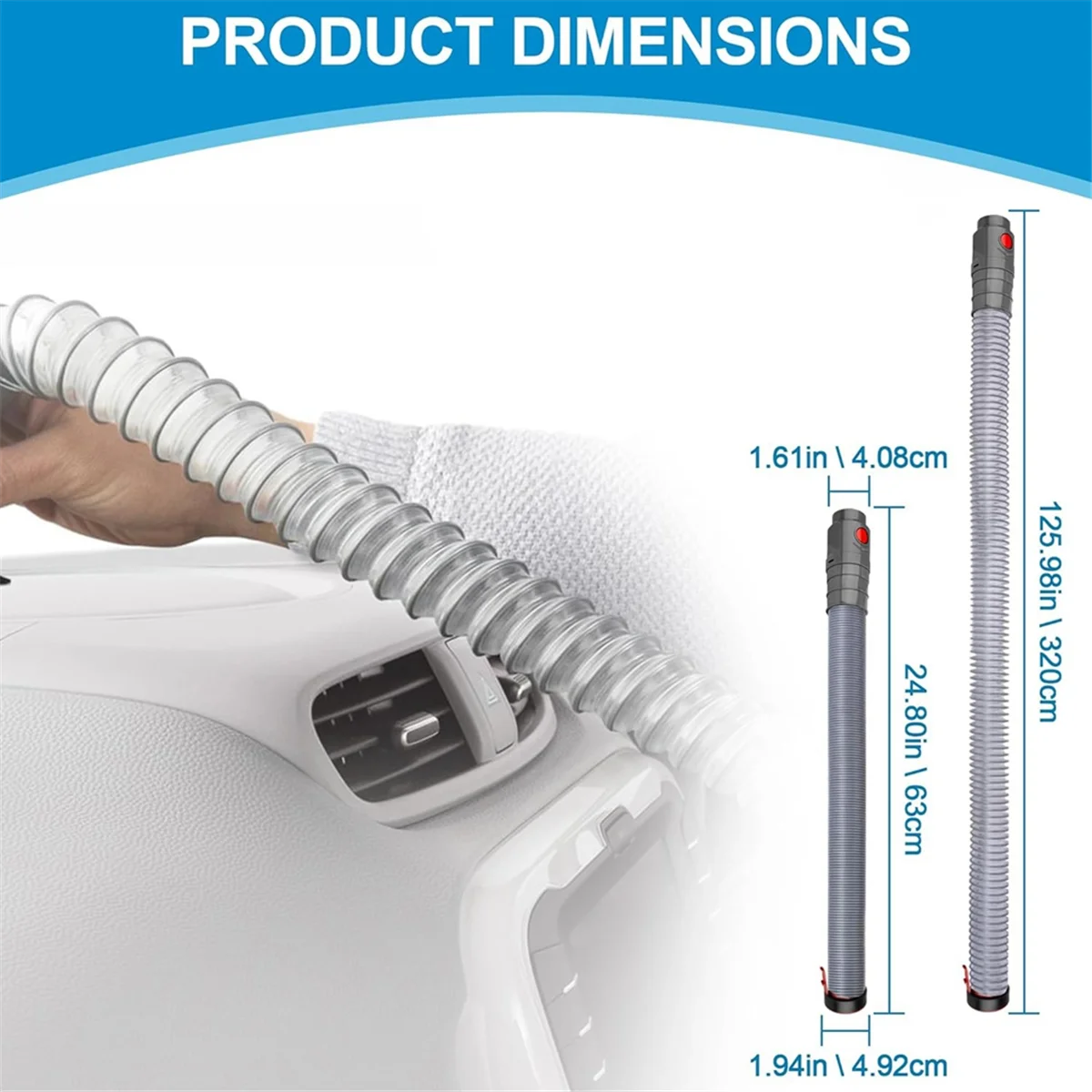 Шланг пылесоса в сборе для моделей Dyson DC40 DC41 DC55 DC65 DC66 DC75 UP13 UP14 UP20 вертикальный