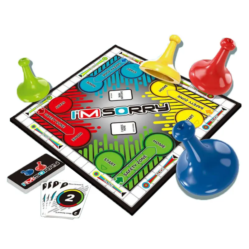 

Fun Indoor Party Family Activity Battle Board Sorry Game For 4+ Kids