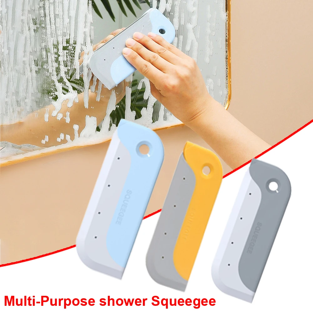 

Shower Squeegee Glass Wiper Scraper Shower Squeegee Cleaner Bathroom Mirror Wiper Scraper Window Cleaning Machine Accessories
