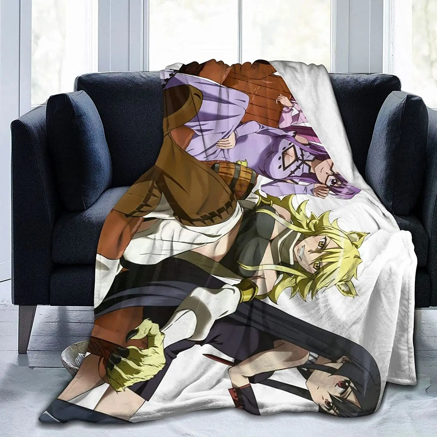 

Sheele Fluffy Soft and Comfortable Blanket, Anime Warm Embrace of Sympathy