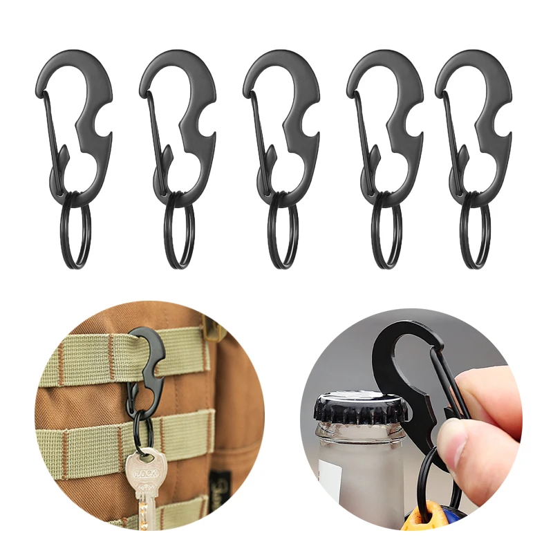 

5 шт., D-образный карабин для ключей