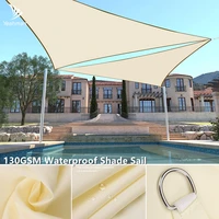 uv protection triangle sun shade sail waterproof lightweight canopy polyester awnings canopies garden patio suncreen cloth tents
