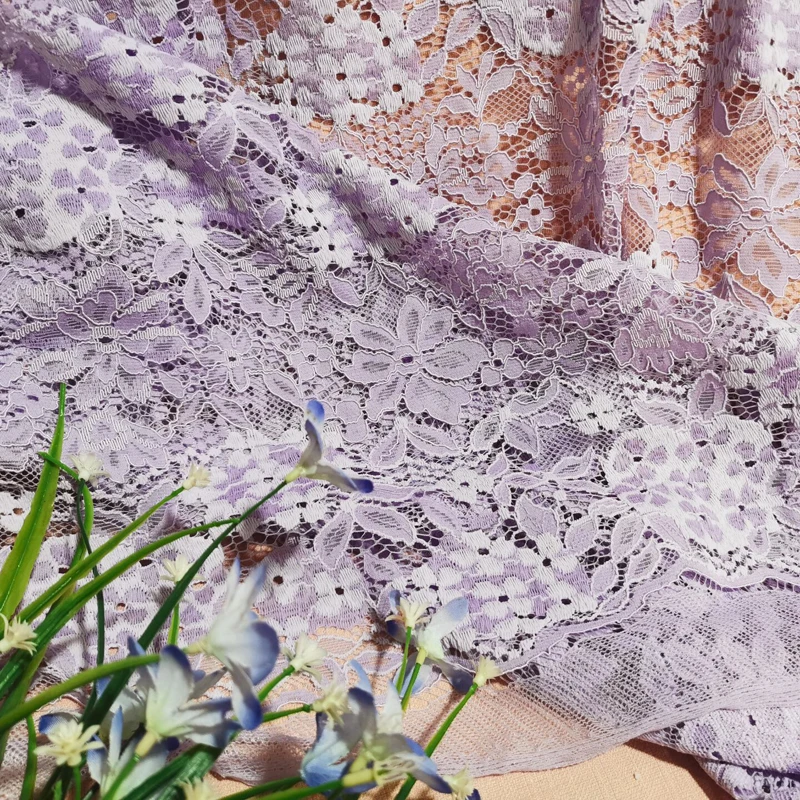 Нажимная Марля с волнистыми краями вышитая кружевная ткань модный дизайн платье