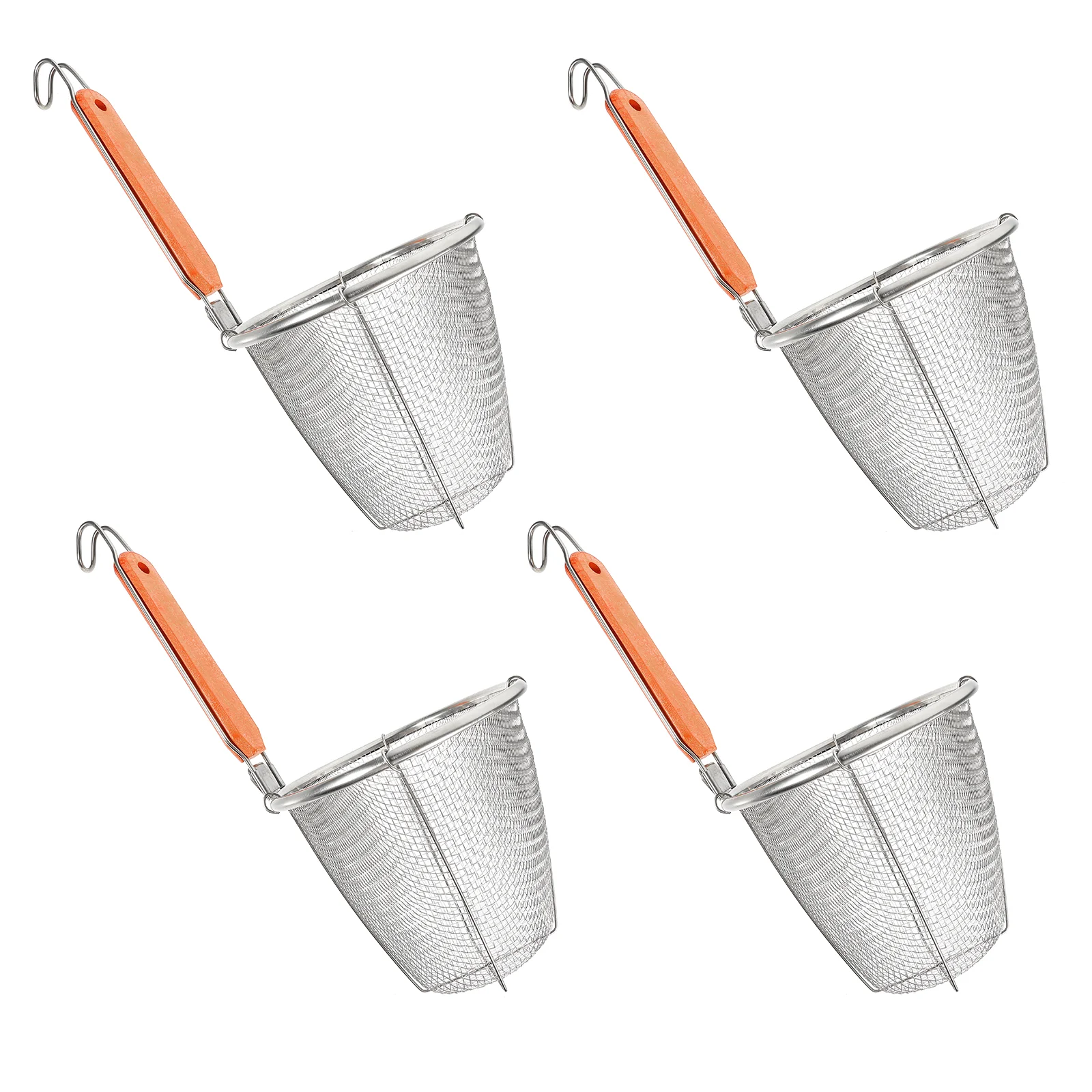 

Stainless Steel Filter Mesh Noodle Colander Pasta Cooker Home Strainer Spoon Skimmer Straining Basket Handle Sink